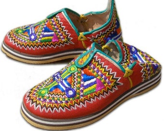 slippers traditional women (idokan) leather