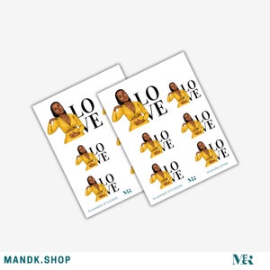 Black Girl Planner Stickers, Black Women, African American Planner Sticker Sheets