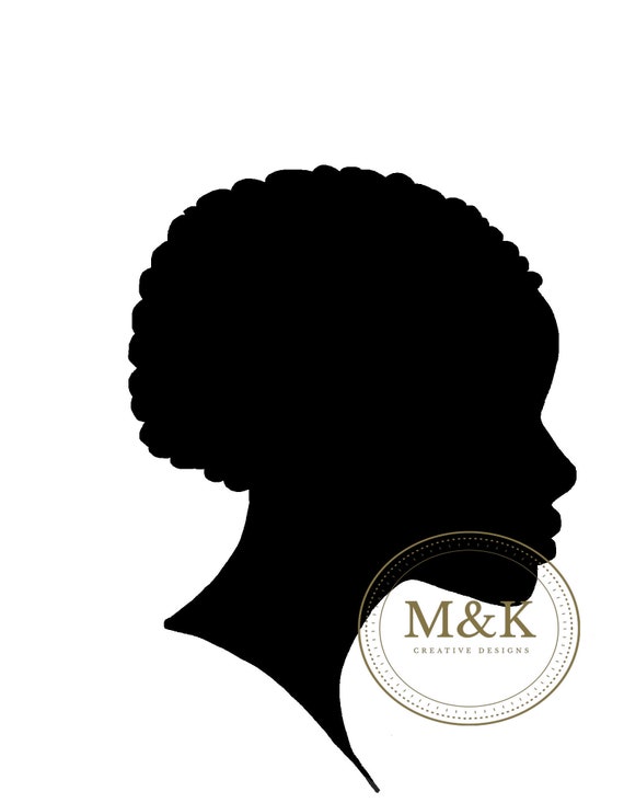 Download Afrocentric Silhouette twa Black Woman SVG Afro Woman SVG ...