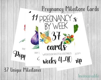 Pregnancy Milestone Cards >> Digital Download >> Announcement >> Instagram >> Journal >> TTC >> Infertility Journey >> Pregnancy>> jpeg