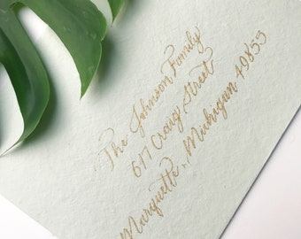Custom Envelope Calligraphy for Weddings and Events