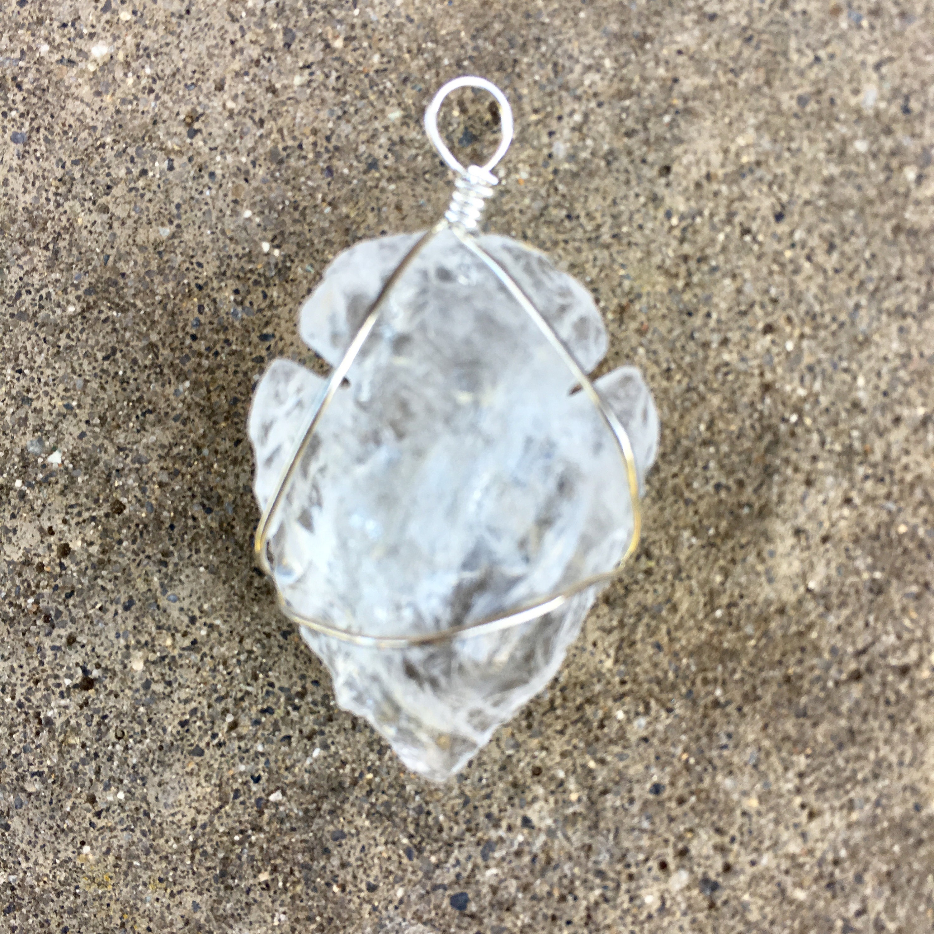 Reiki Infused Crystal Quartz Arrowhead Etsy