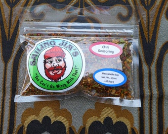 Smiling Jim's Famous Chili Seasoning Mix Organic Spices All Meats and Meat Substitutes