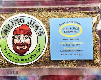 Beef Seasoning Grill Roast Organic Low Sodium Sugar Free