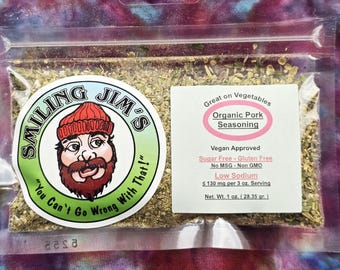Delicious Pork Grilling Seasoning No Sugar Low Sodium Smiling Jim's Seasonings