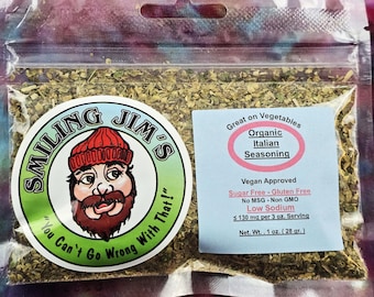 Organic Italian Seasoning, Low Sodium Classic Herb Spice Blend