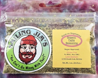 Organic Fajita Seasoning, Low Sodium Lime Pepper Spice Blend