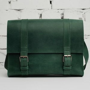 Leder Crossbody Messenger Bag / Schultertasche Frauen, Große Crossbody, Damenhandtasche, Personalisierte Laptoptasche, Herrenschultertasche, Arbeitstasche