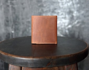 Mini cardholder wallet / Leather cardholder Mens wallet Pocket wallet Small wallet Leather wallet women Brown wallet Small wallet purse