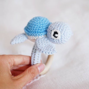 Instructions au crochet modèle de crochet petite tortue, petite tortue, allemand, anglais, crochet, amigurumi image 4