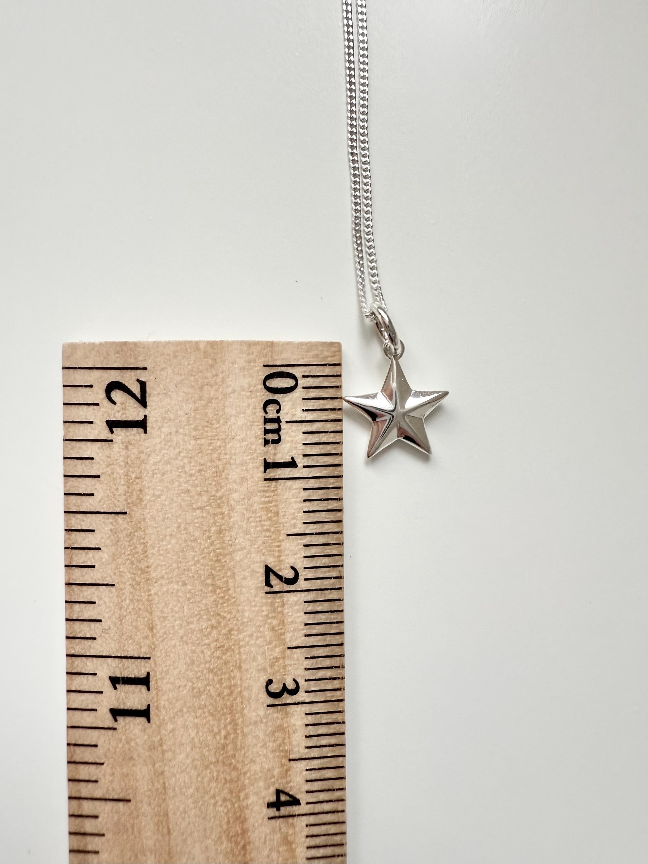 Sterling Silver Star Necklace, Gift for Her - Etsy UK