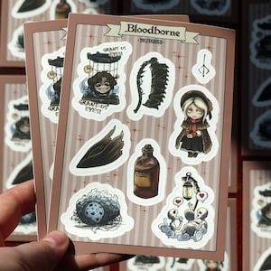 Foglio di adesivi in vinile Bloodborne