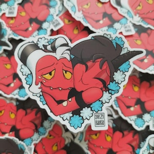 Power Couple Matte Vinyl Sticker Waterproof
