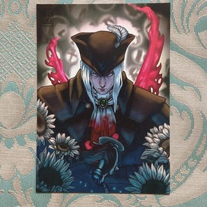Carte postale Lady Maria de l'Horloge Astral Bloodborne