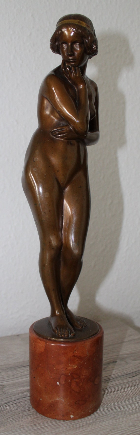 Xxx Bronze Xx Standing Nude Xx Angelo Negretti 1881 1930 - Etsy Finland