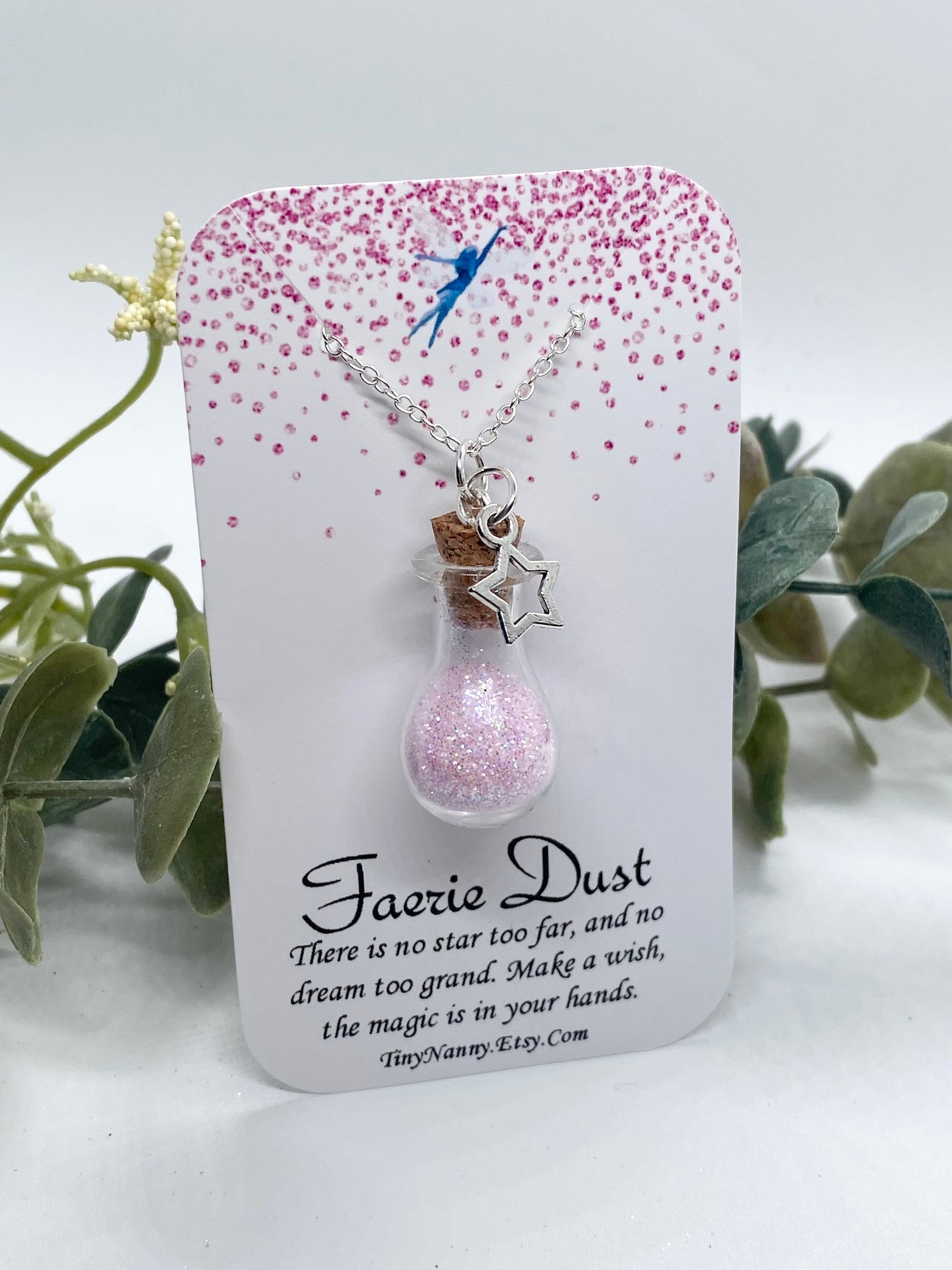 PREORDER Berty Necklace Fairy Dust Pink Mix main image 1