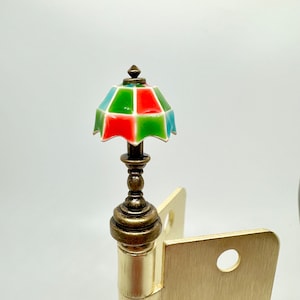Miniature Lamp Hinge Topper: Quirky Home Decor