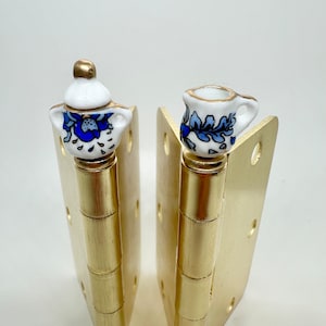 Ceramic Coffee, Tea, Cream & Sugar Hinge Topper Set