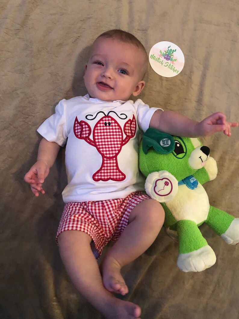 Boy crawfish outfit set