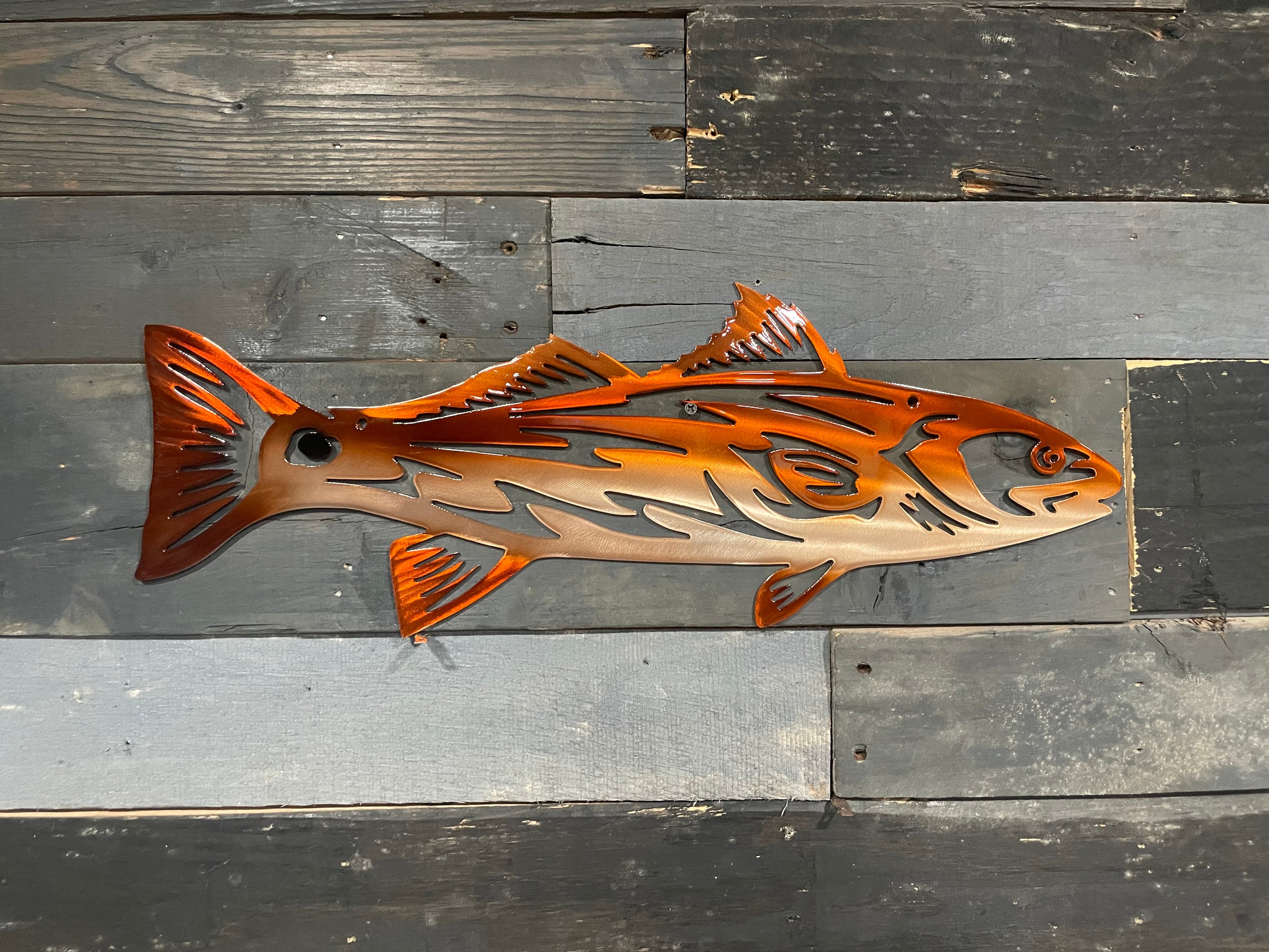 Redfish Metal Art - Etsy