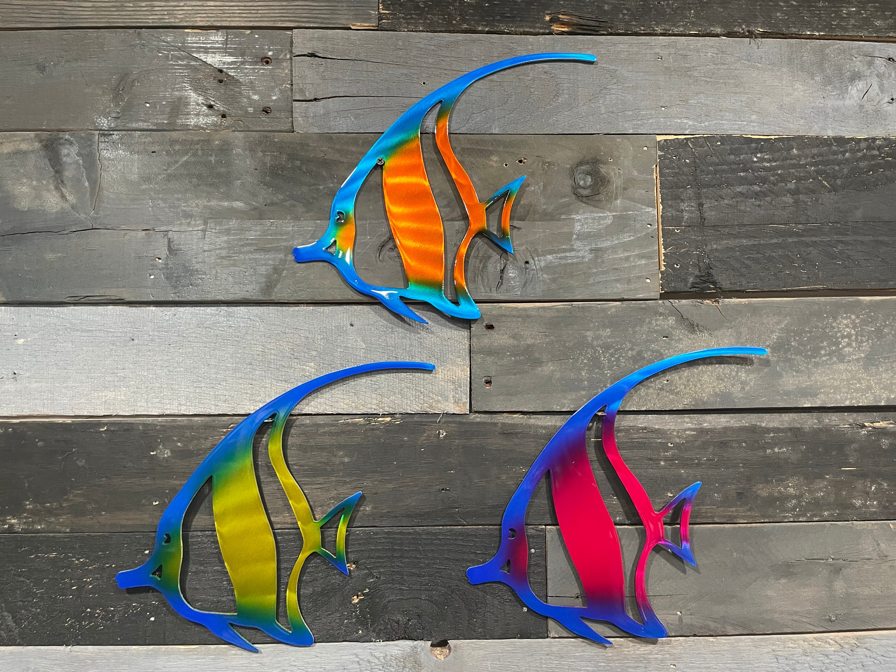 Sailfish Metal 48in Wall Art Fish Sculpture Handmade Beach Coastal