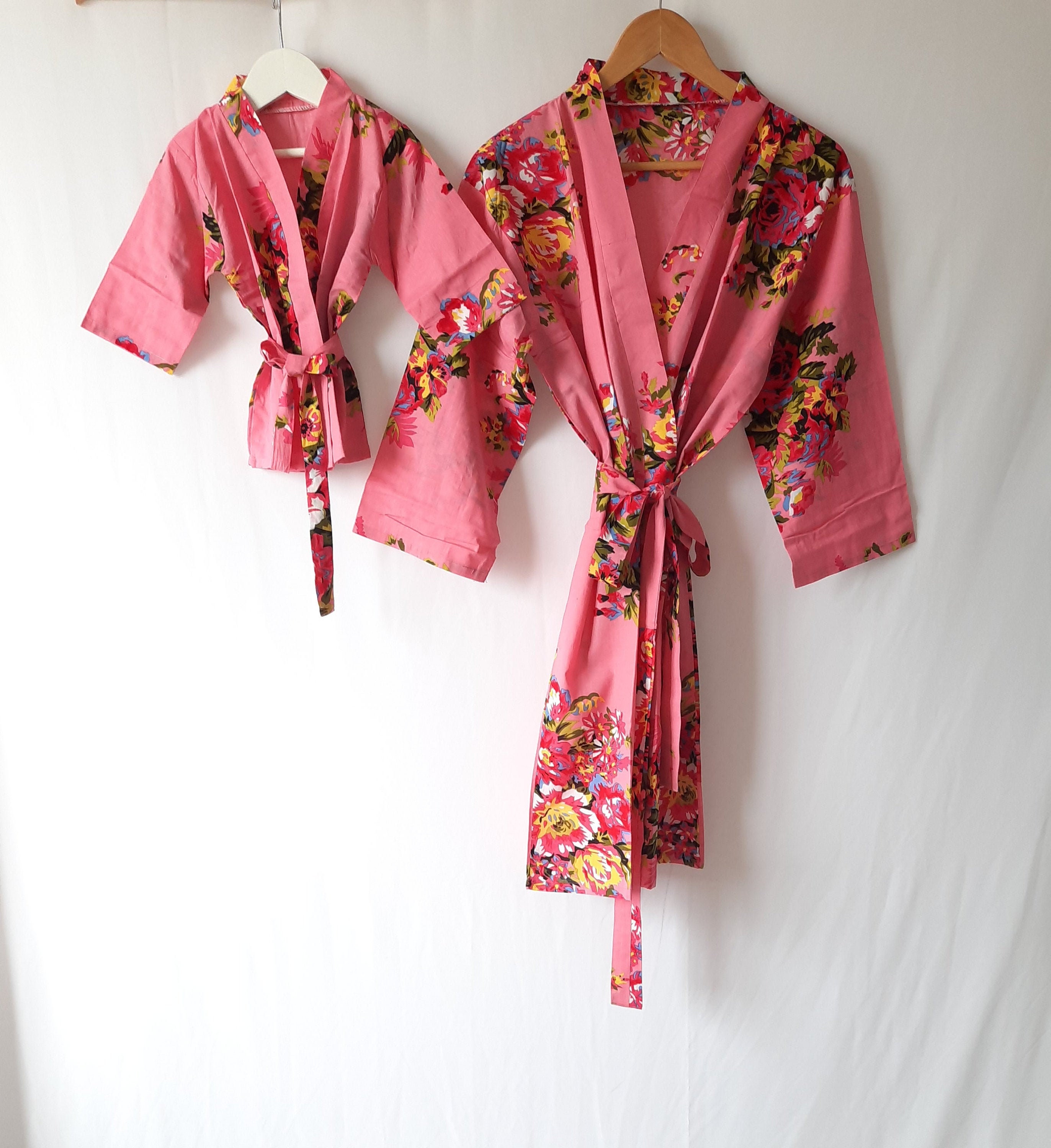 Mom and Baby Robe Mom and Me Matching Dress Mother and Child Etsy