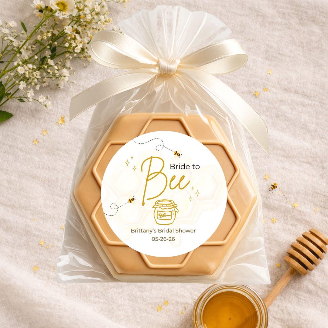 Bride to Bee Sticker Labels | Bee Bridal Shower Favors | Bachelorette ...