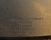 BSR Birmingham Stove Range Breakfast Griddle No 11BG
