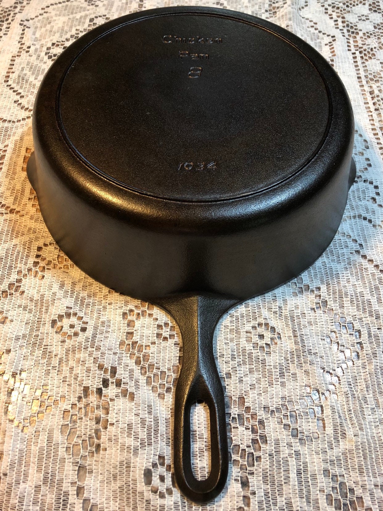 Griswold Iron Mountain Chicken Pan Chicken Fryer 8 1034B Etsy