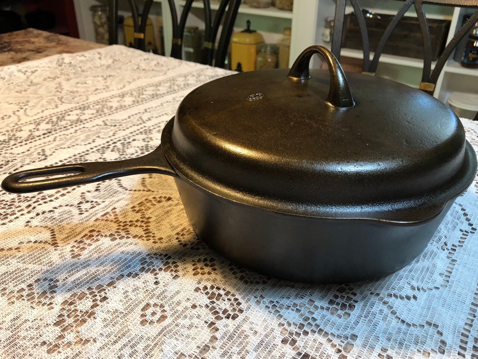 Griswold Iron Mountain Chicken Pan Chicken Fryer 8 1034B Etsy