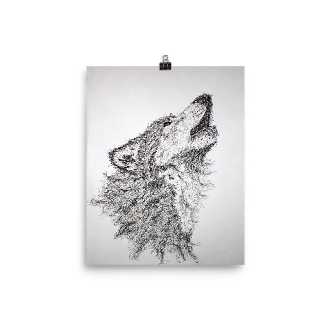 Howling Wolf - Etsy
