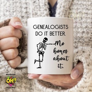 GENEALOGY GIFTS Genealogy Mug Family Historian Gift Mug Ancestor Research Gift Mug for Relative Family Reunion Mug