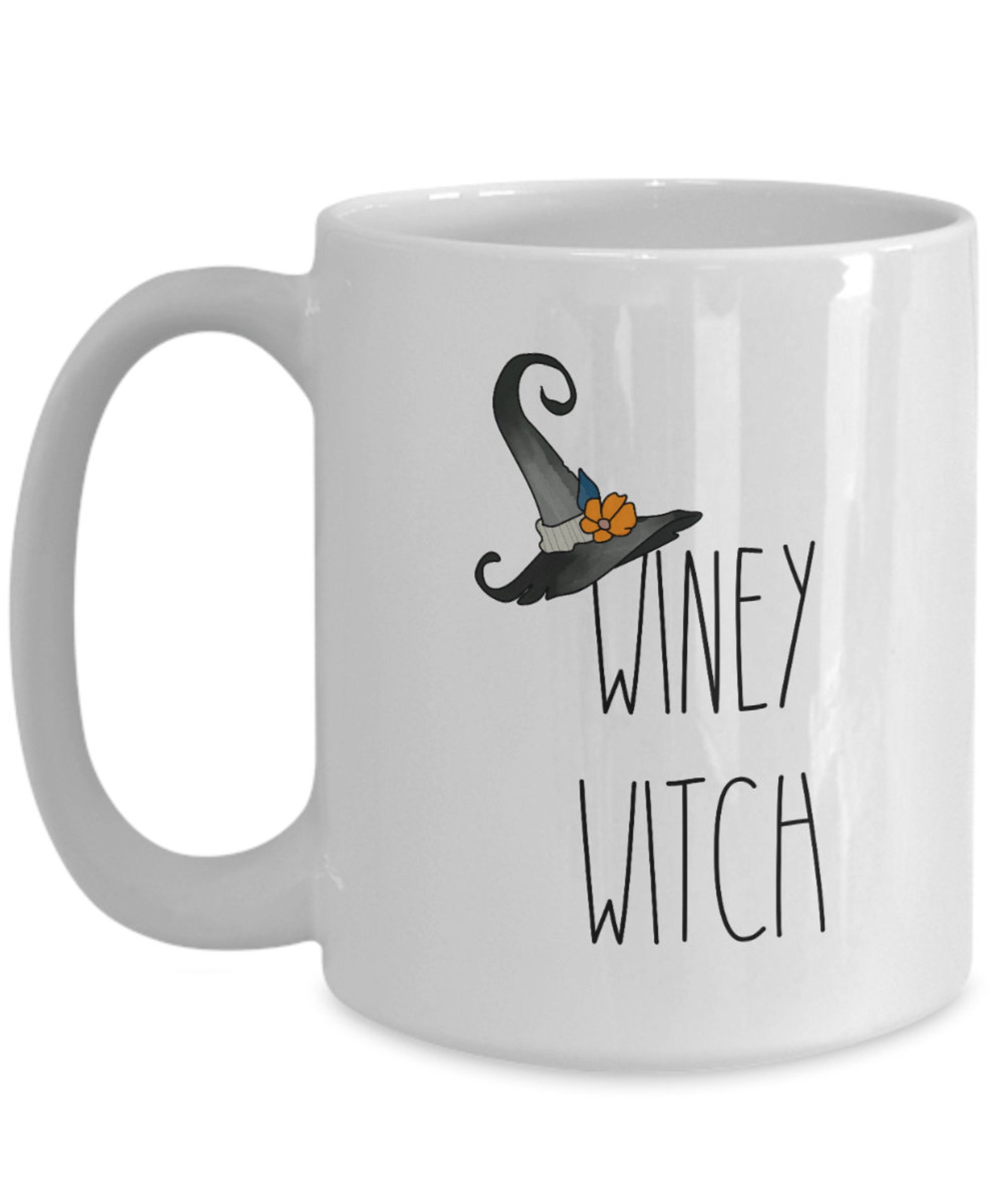 Winey Witch Mug Witch Mug Gift for Halloween Halloween Mug Etsy