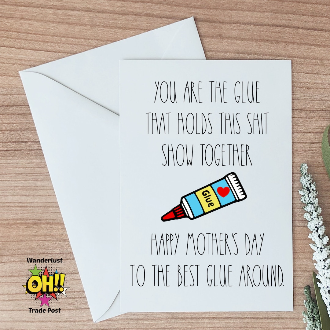 Funny Mother's Day Card for Mom, Mom Day Card, Greeting Card for Mother ...