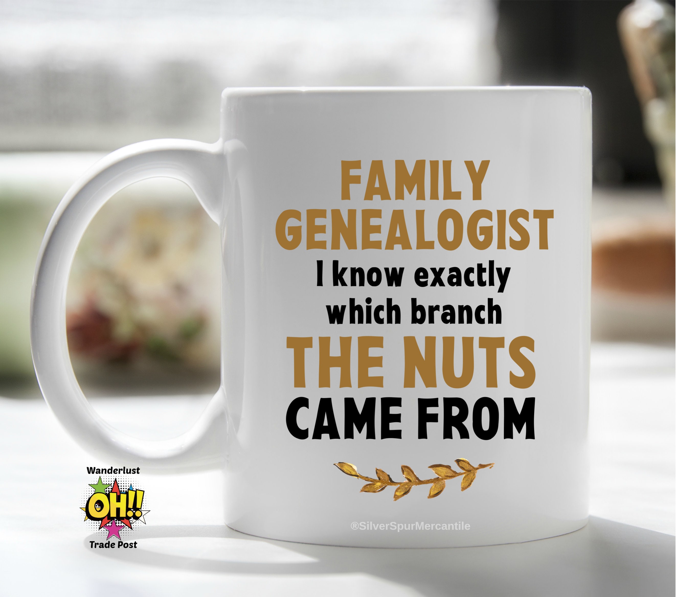 Genealogy Gift Mug, Genealogist Gift, Ancestry Research Mug, Gift for Family Historian, Family Ancestry Research Mug, Family Reunion Gift