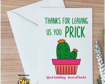 Going Away Pun Card - Etsy Going Away Pun Card - Etsy