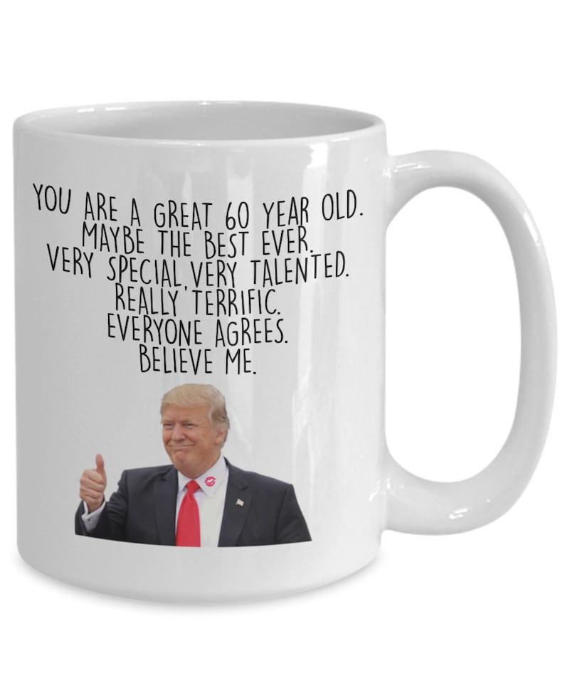 Trump Mug 60th Birthday Gift for Best Friend Sixtieth Birthday - Etsy