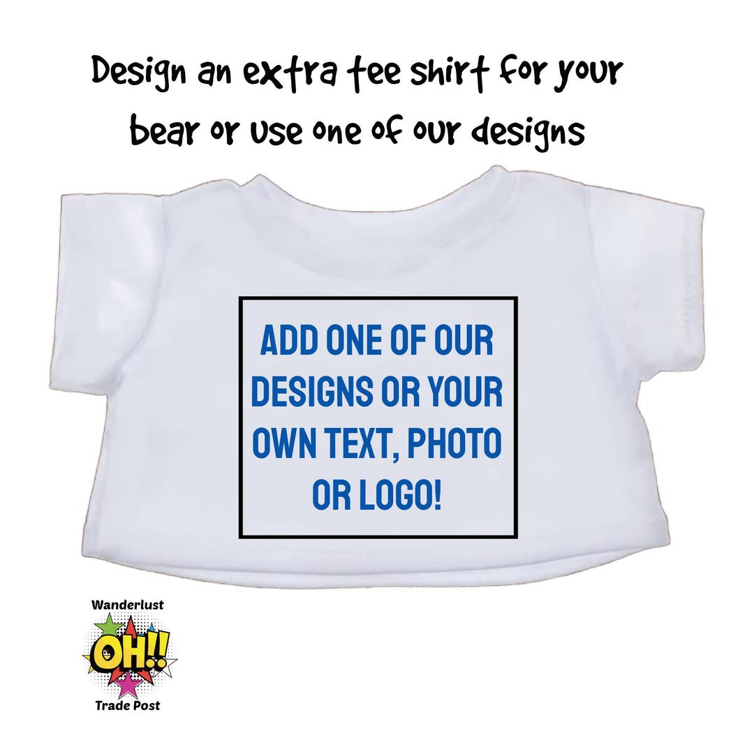 Custom Teddy Bear T-shirt, Personalized Photo Design - Etsy