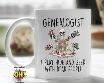 Genealogy Gift Mug, Genealogist Gift, Ancestry Research Mug, Family History Mug, Ancestry Research Family Reunion Gift for Mom, Dad, Grandma