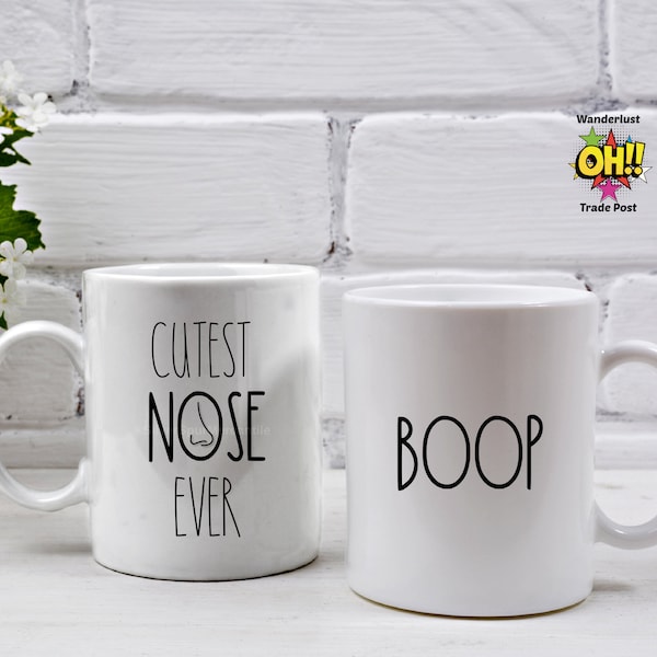 Funny New Nose Coffee Mug, Boop Nose Mug, Plastic Surgeon Gift, After Nose Job Gift, Rhinoplasty Mug, Gift For Friend, Funny Nose Coffee Mug