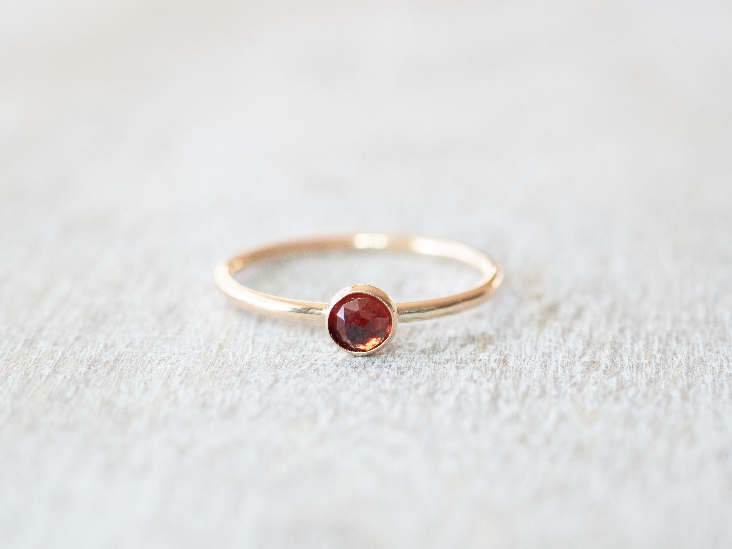 Thin Gold 4mm Ring Dainty Gold Filled Ring 14k Gold Etsy Canada