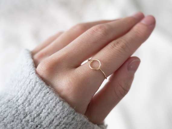 Dainty gold filled rings discount