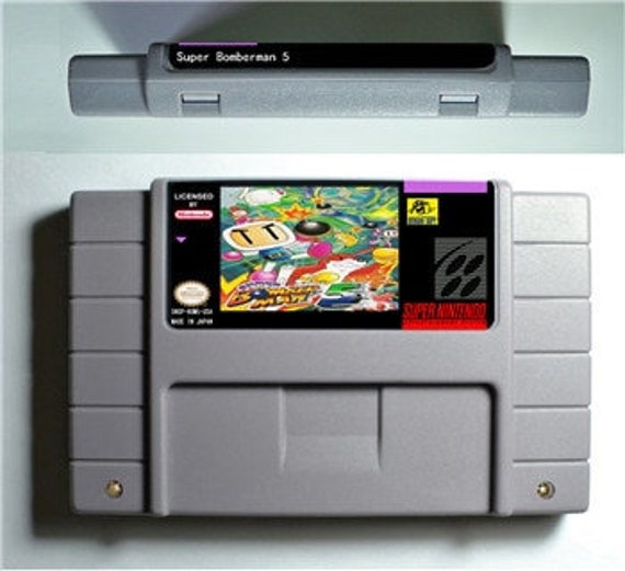 Cartucho super Nintendo-Bomberman 5 Cartucho super Nintendo-Bomberman 5