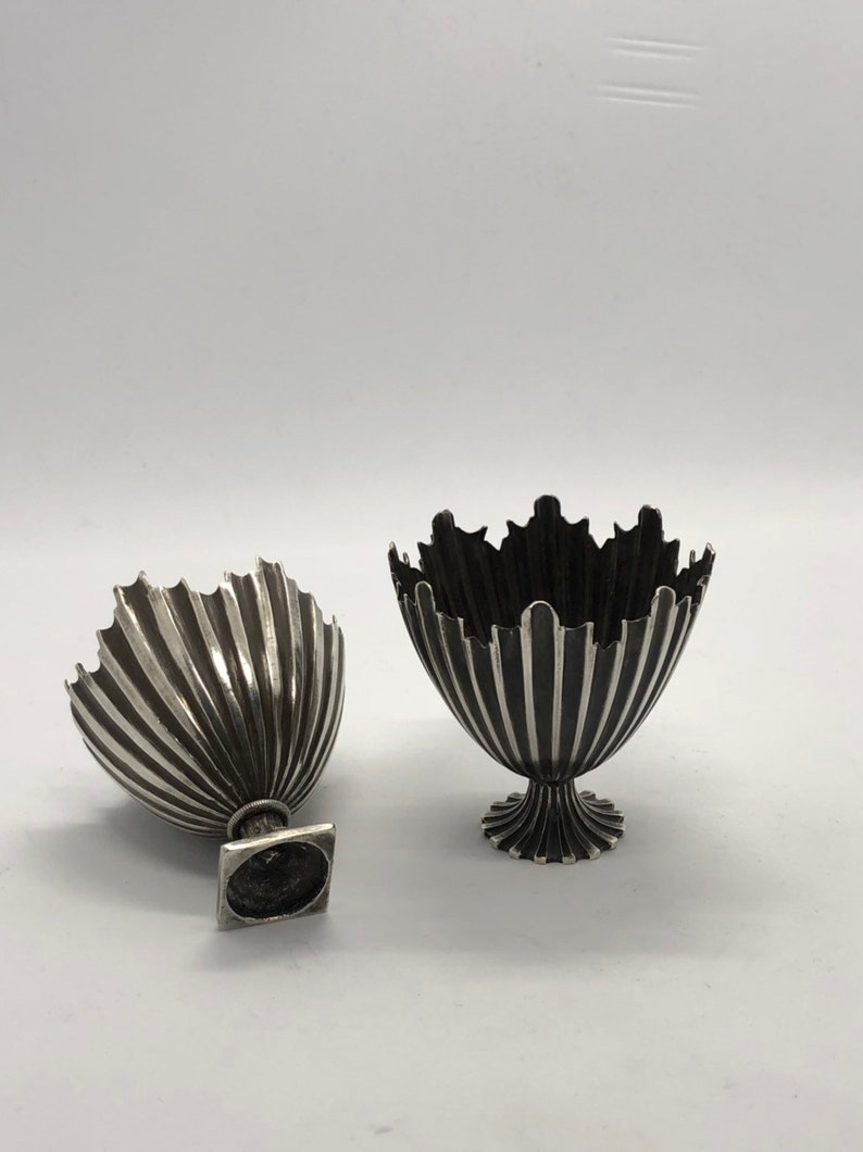 ANTIQUE Turkish Zarf OTTOMAN SILVER Pair Coffee Cup Holder Etsy