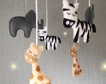 giraffe mobile for crib