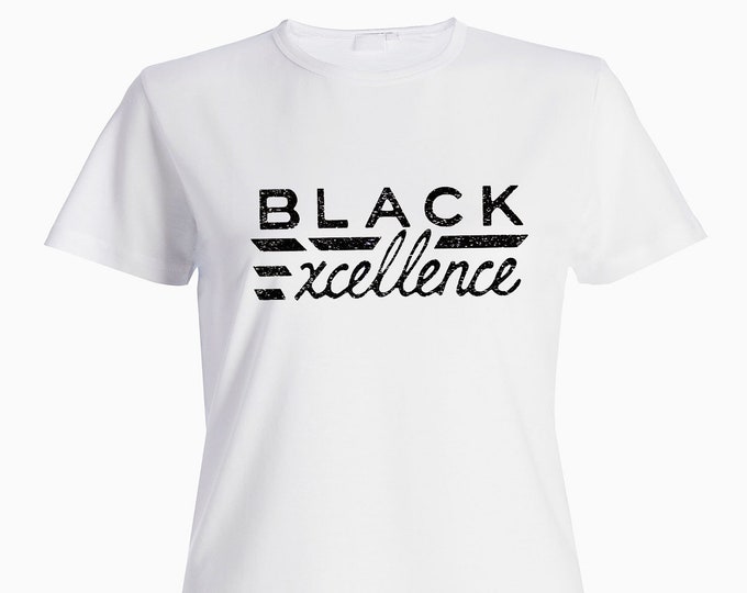 BLACK EXCELLENCE - GLITTER Tee (Women's)