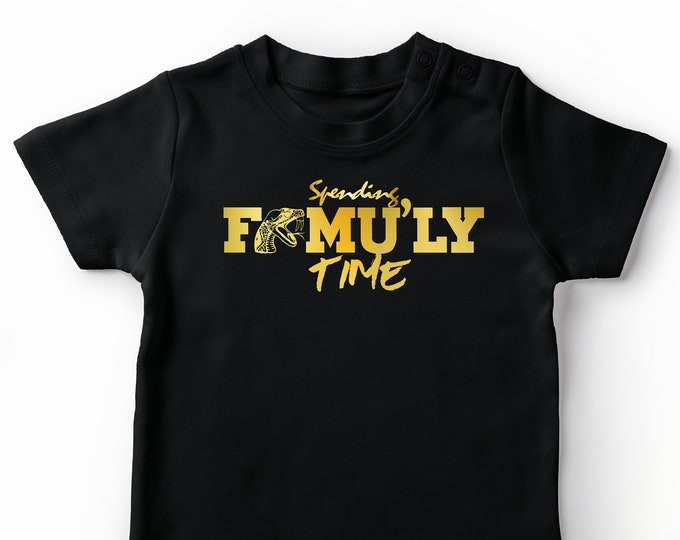 FAMULY TIME Tee for Babies / Kids FAMU Rattlers Metallic