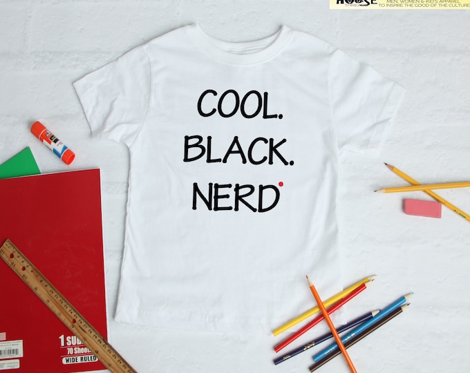 Cool Black Nerd Kid T-Shirt