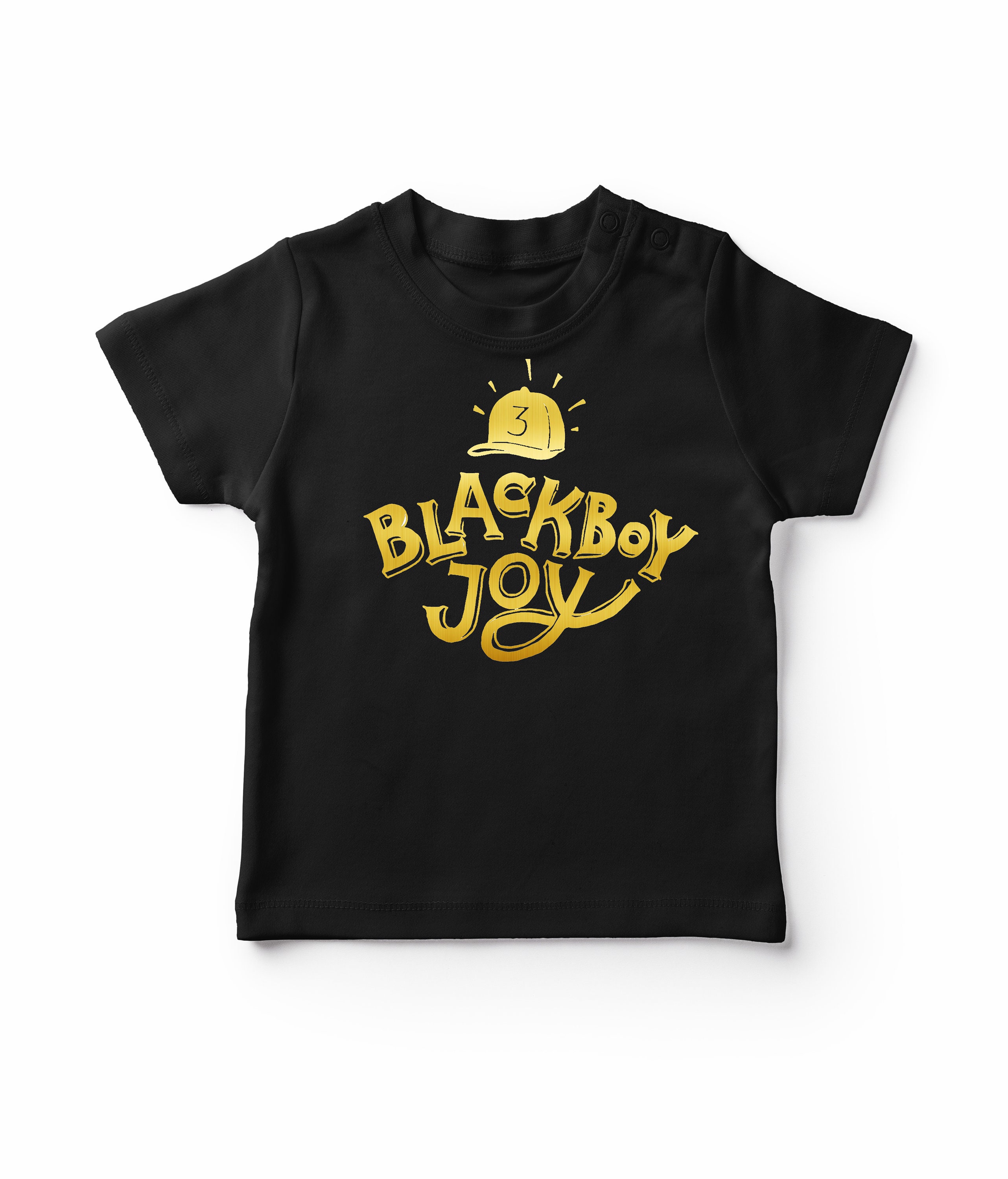 Black Boy Joy Tee metallic Etsy