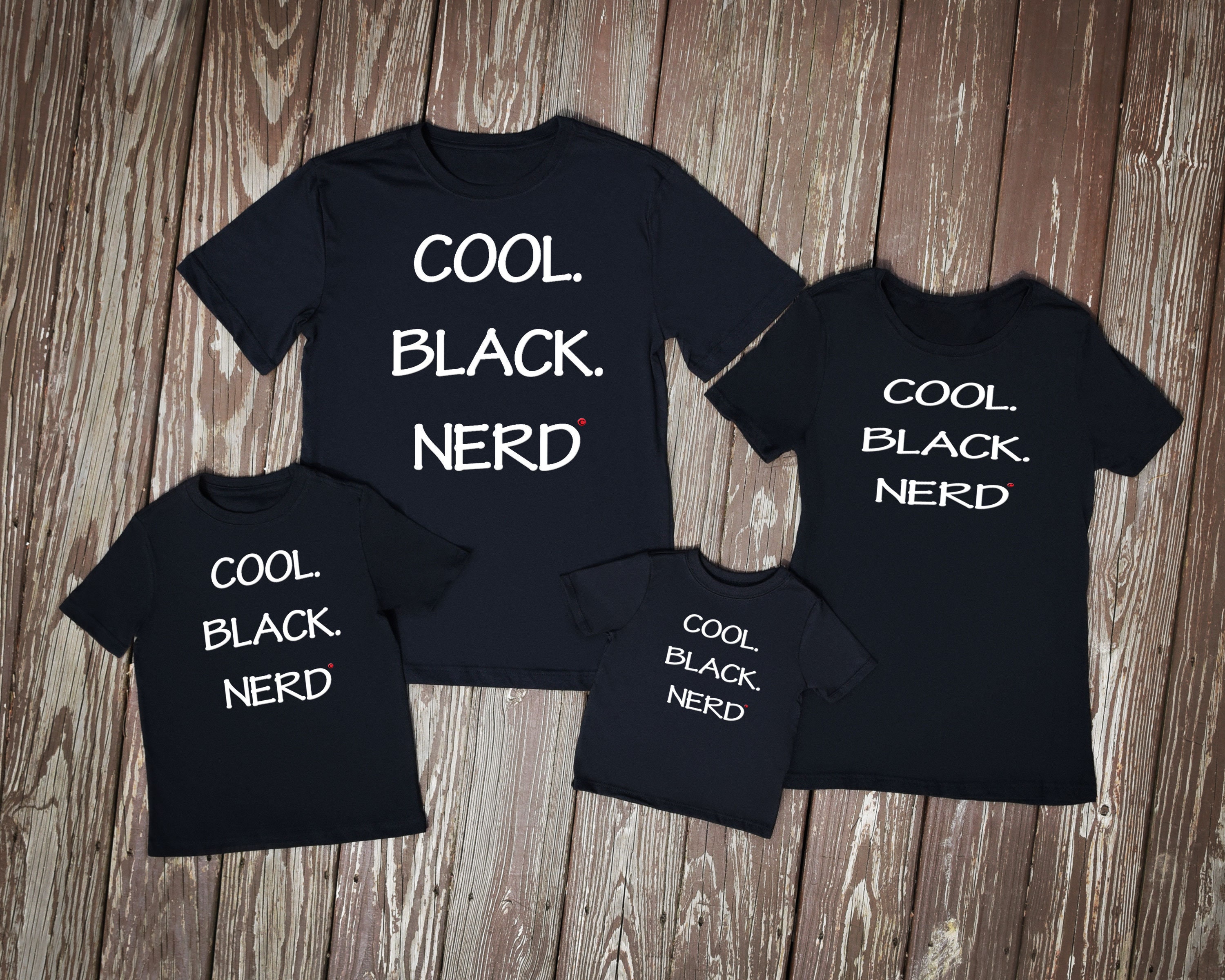 Cool Black Nerd Kid T-Shirt